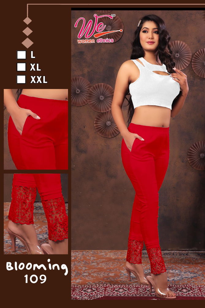 We Blooming Designer Soft Lycra Stretchable Wholesale Pant Catalog
